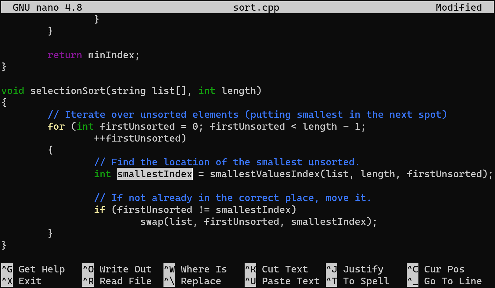 Nano Screenshot